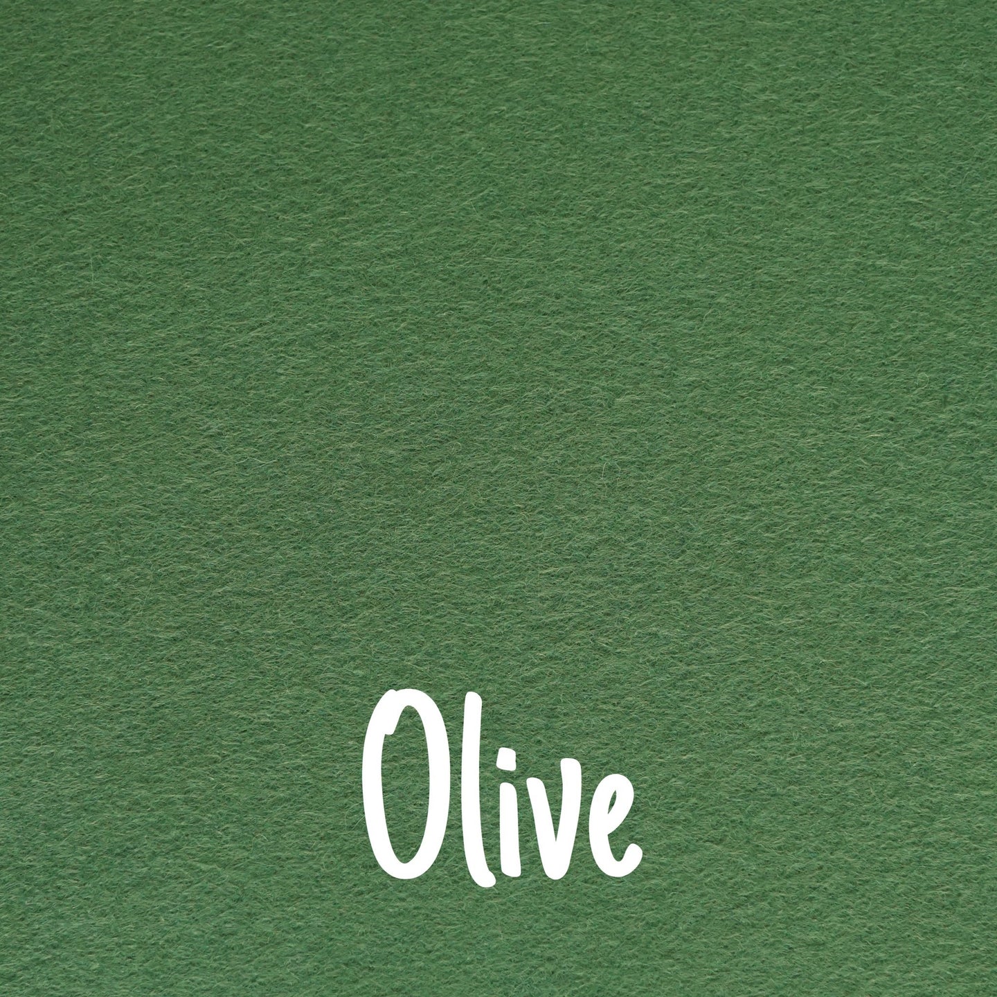 Olive Wool Blend Felt