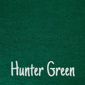 Hunter Green Wool Blend Felt