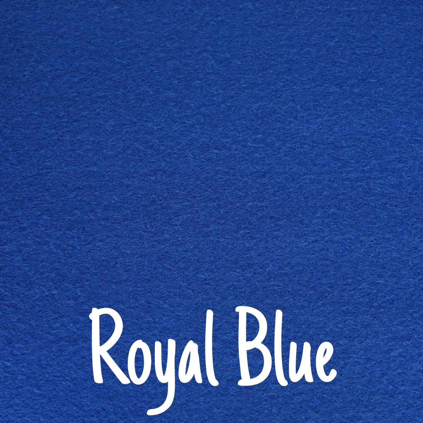 Royal Blue Wool Blend Felt