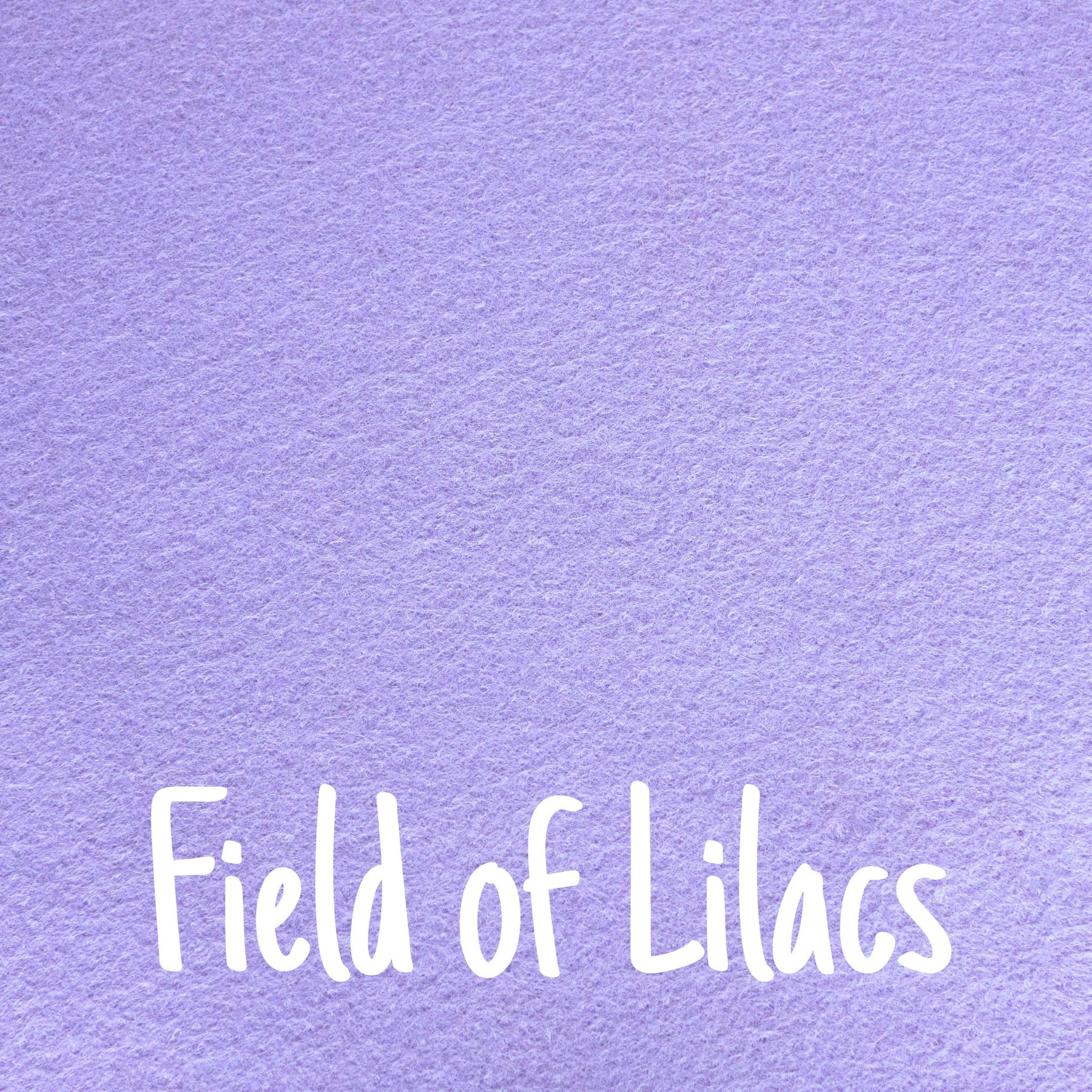 Field of Lilacs Wool Blend Felt