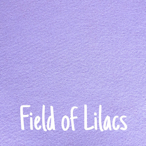 Field of Lilacs Wool Blend Felt