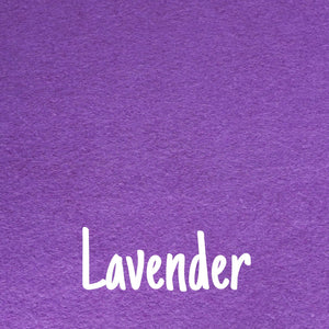Lavender Wool Blend Felt