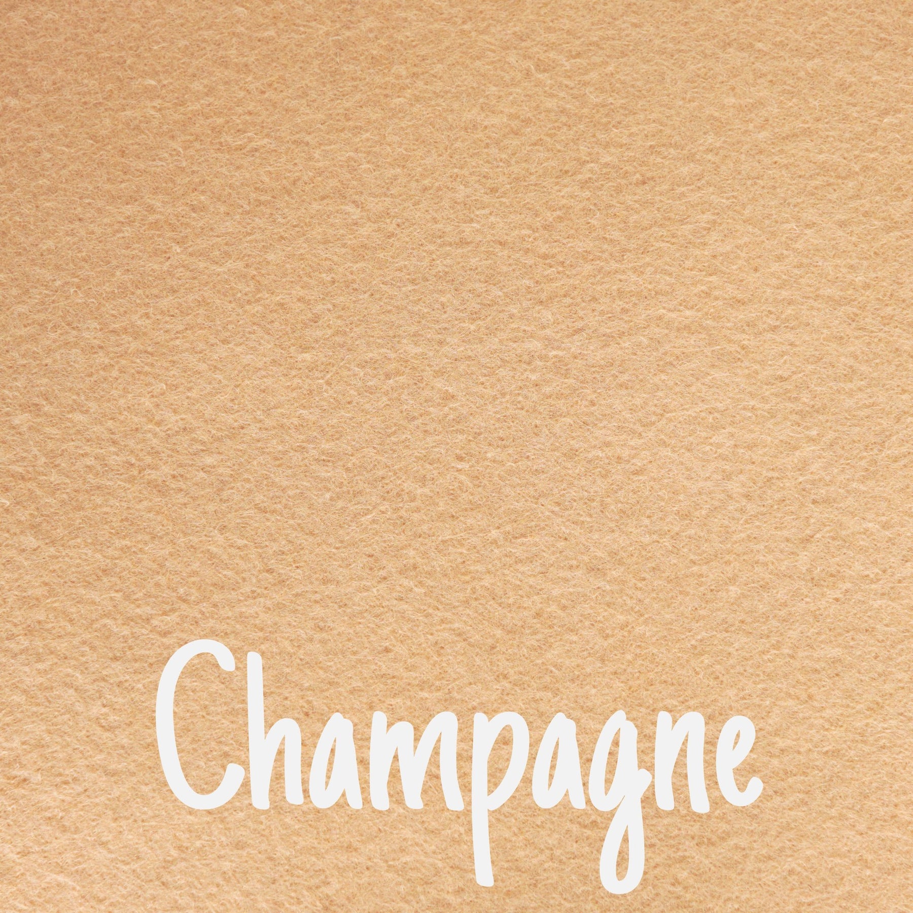 Champagne Wool Blend Felt