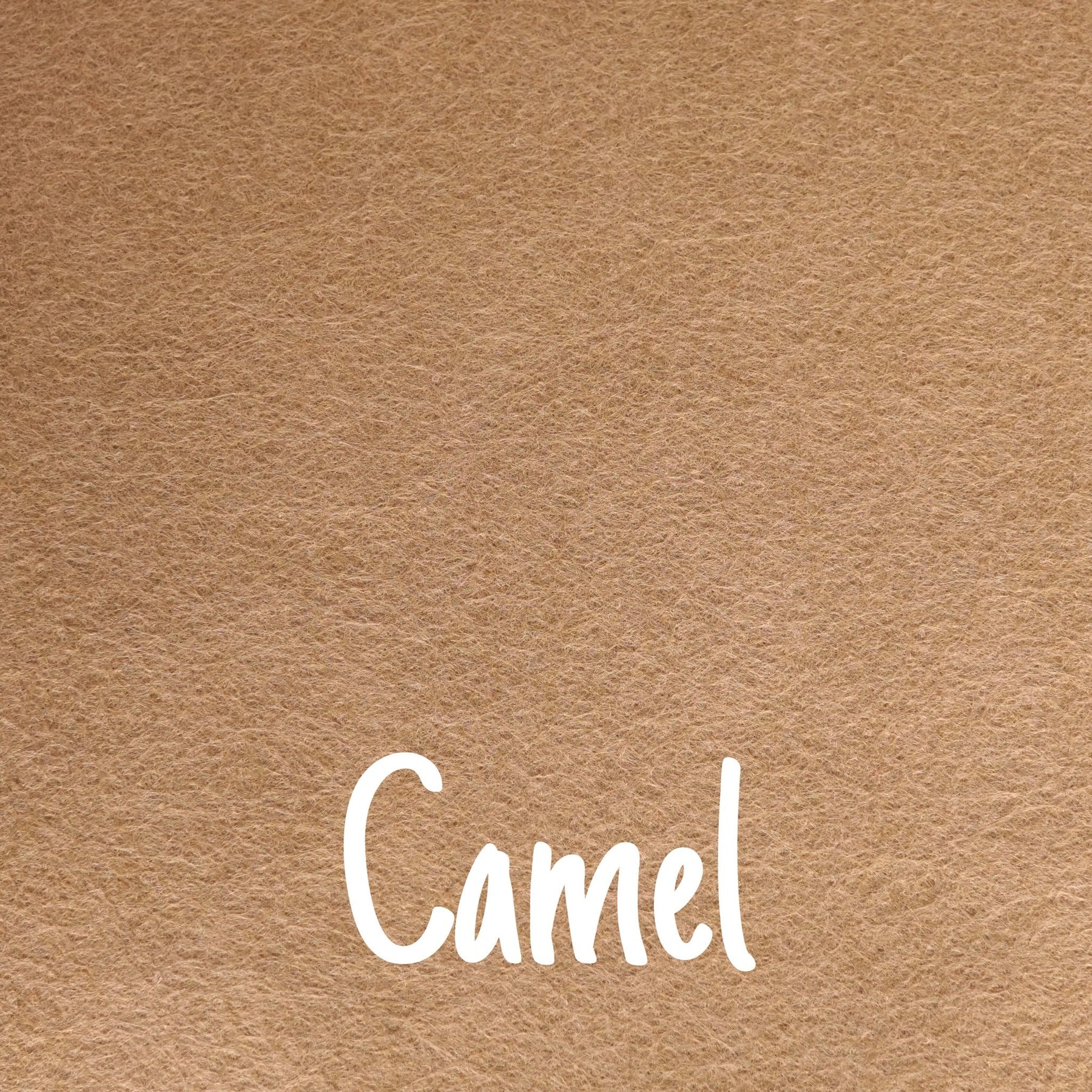 Camel Wool Blend Felt