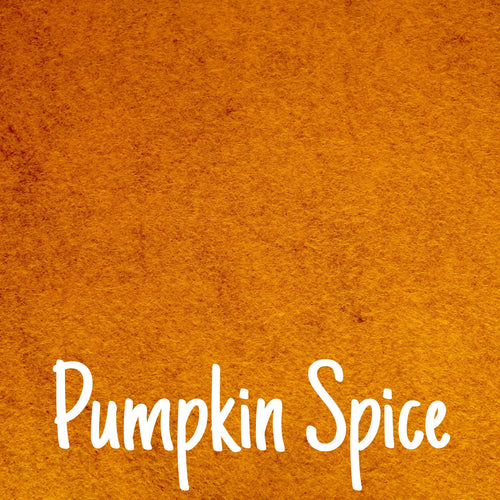 Pumpkin Spice Wool Blend Felt