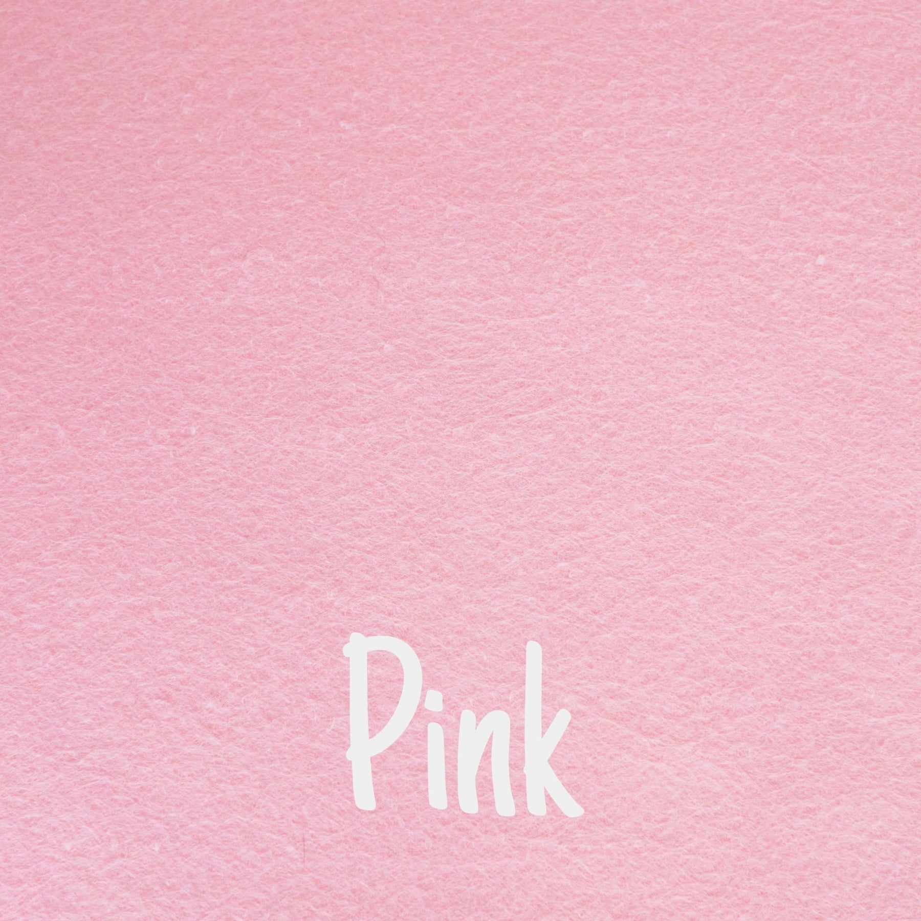 Pink Wool Blend Felt