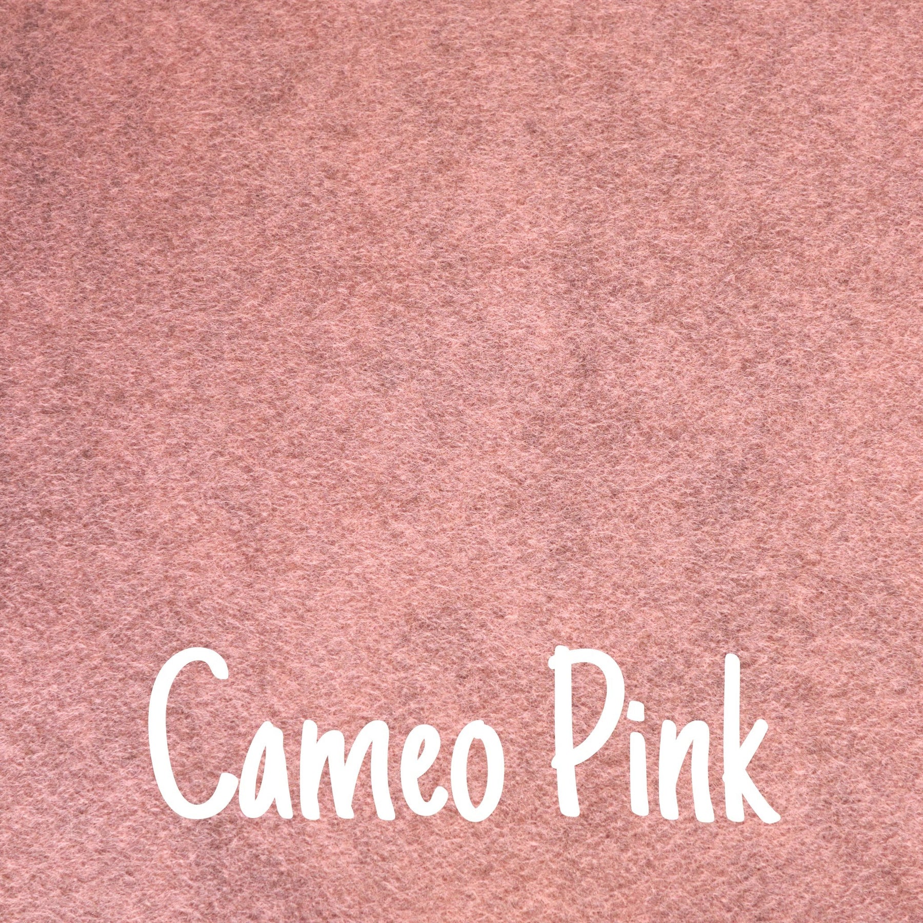 Cameo Pink Wool Blend Felt