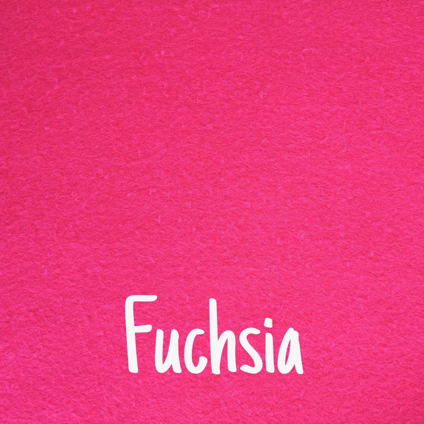 Fuchsia Wool Blend Felt