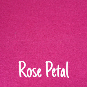 Rose Petal Wool Blend Felt