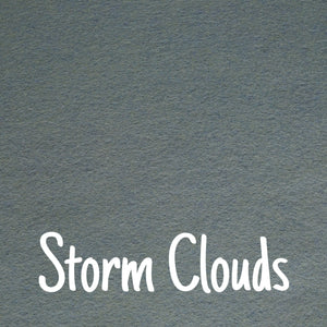 Storm Clouds Wool Blend Felt