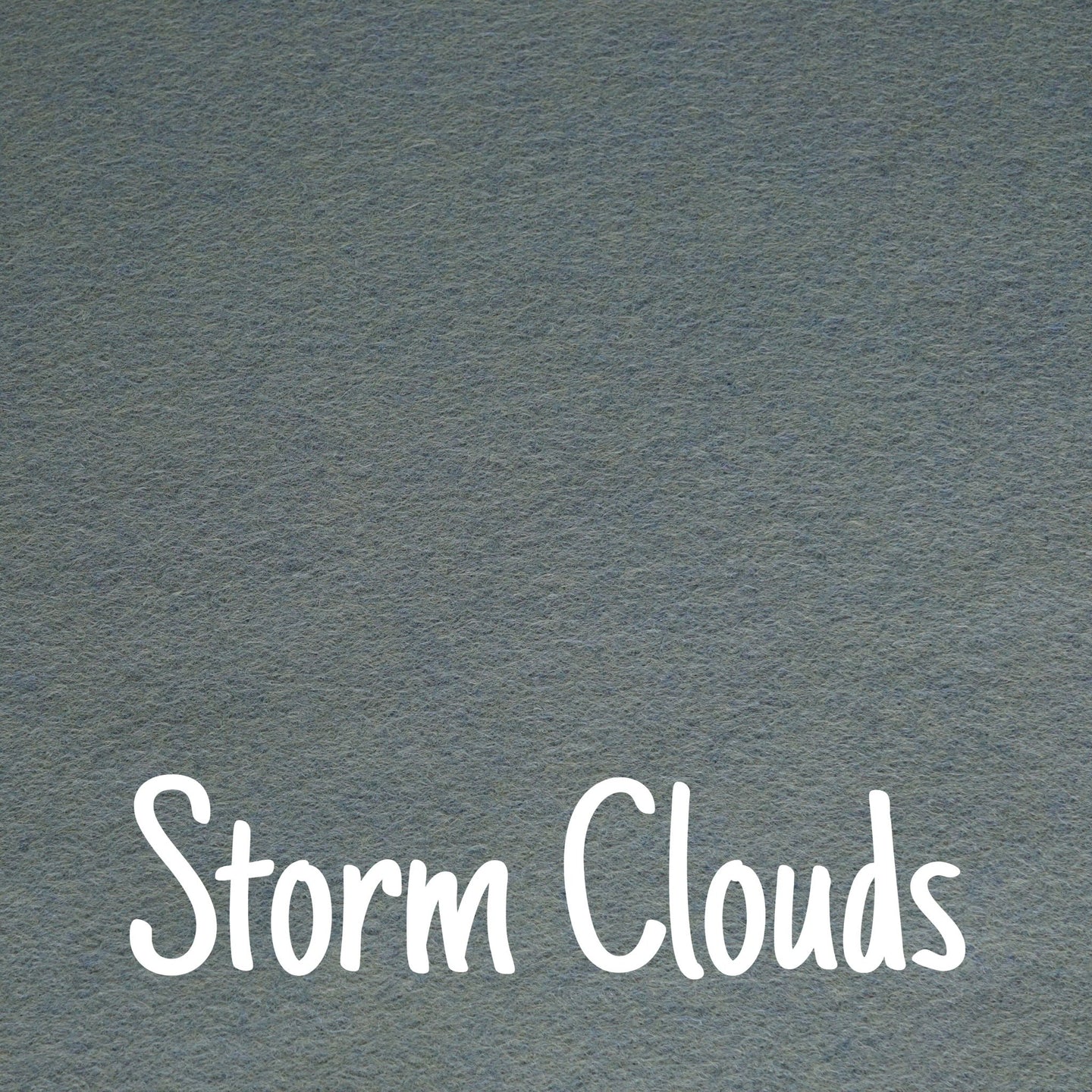 Storm Clouds Wool Blend Felt