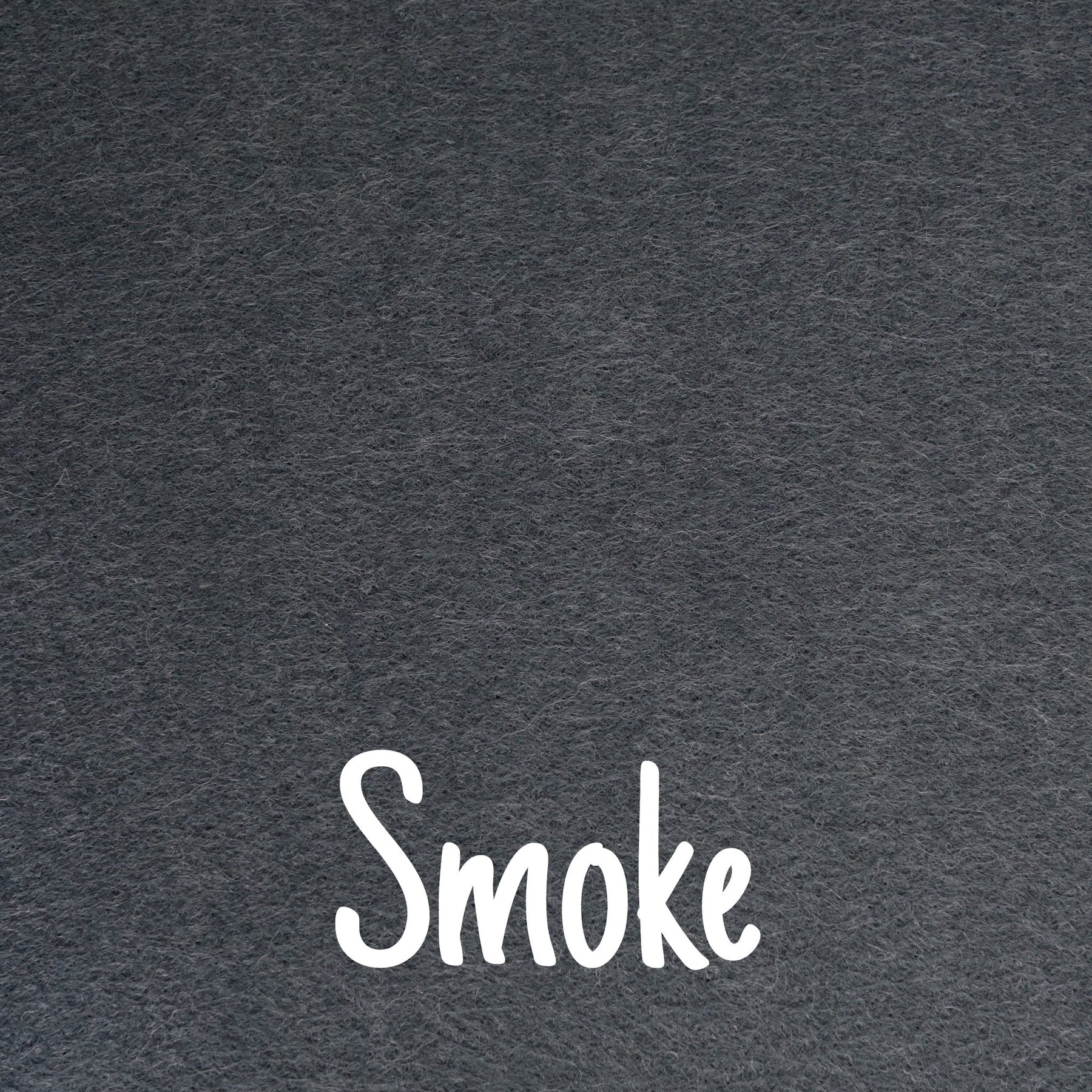 Smoke Wool Blend Felt