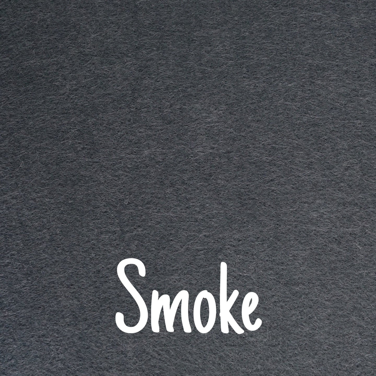 Smoke Wool Blend Felt