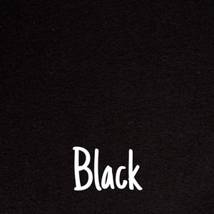 Black Wool Blend Felt