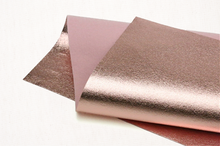 Load image into Gallery viewer, brushed metallic rose gold felt