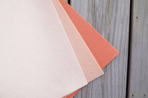 Papaya - 100% Wool Felt Sheet