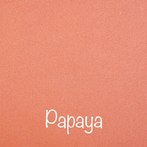 papaya, coral 100% wool felt