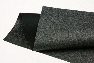 black glitter felt
