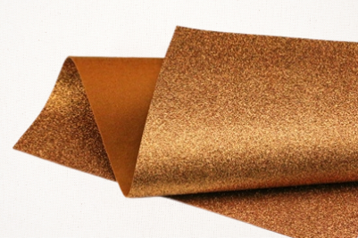 Copper glitter felt