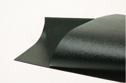 brushed metallic black felt
