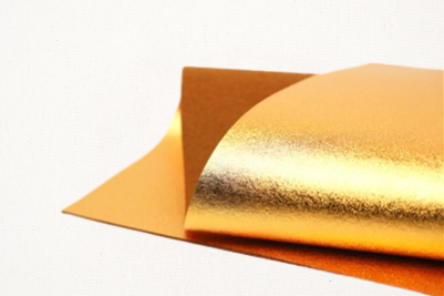 brushed metallic copper felt