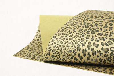 metallic gold mini leopard felt