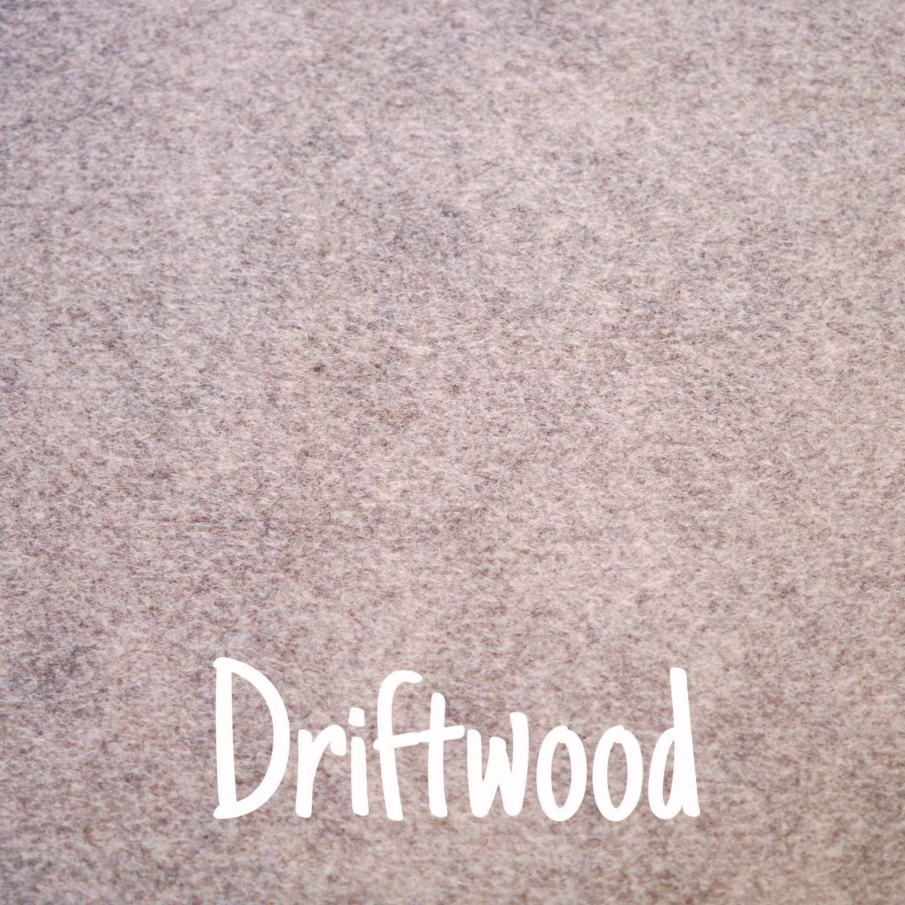 driftwood wool blend felt